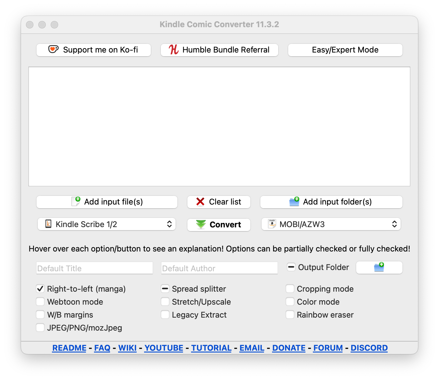settings